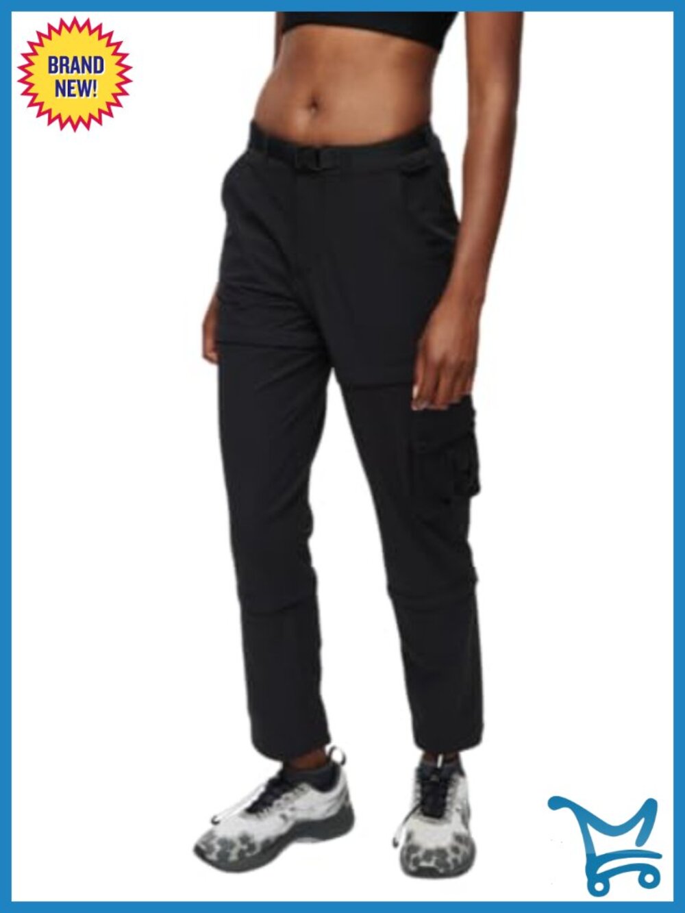 Convertible Zip-Off High Rise Hiking Pants